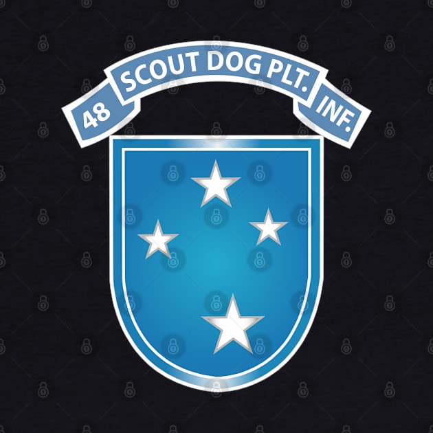 48th Infantry Scout Dog Plt Tab w 23rd ID SSI by twix123844